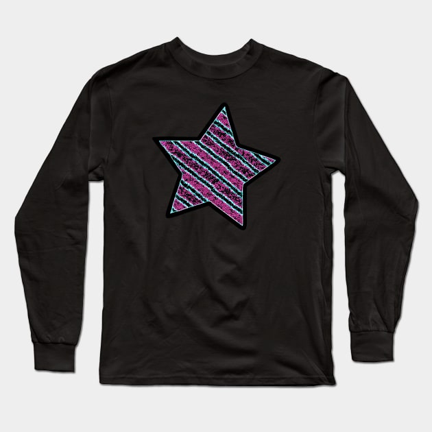 Glowing Star Long Sleeve T-Shirt by Senthilkumar Velusamy